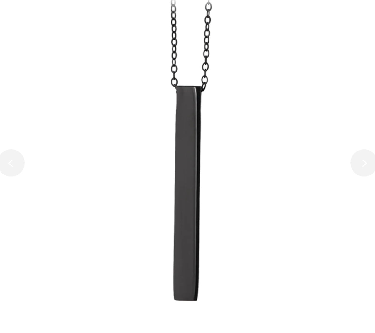 The Pillar Signature Vertical Bar Necklace