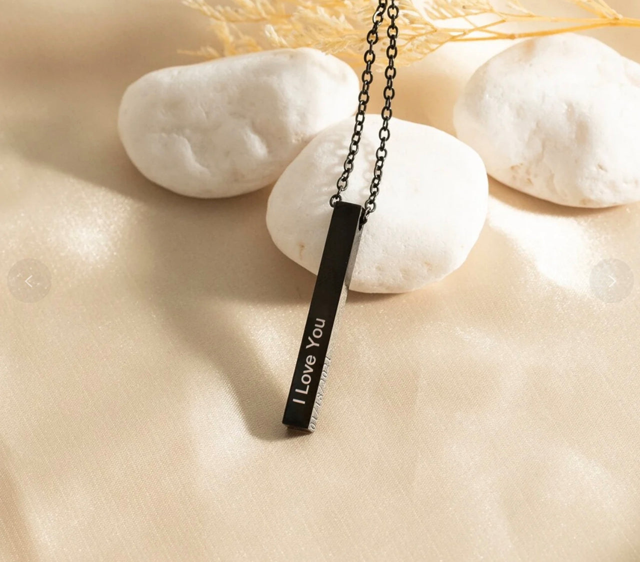 The Pillar Signature Vertical Bar Necklace